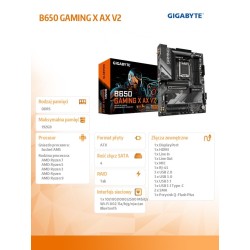 Płyta Gigabyte B650 GAMING X AX V2 /AMD | PartsPC.pl