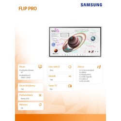 Monitor interaktywny Samsung 55" Flip Pro WM55B (LH55WMBWBGCXEN)