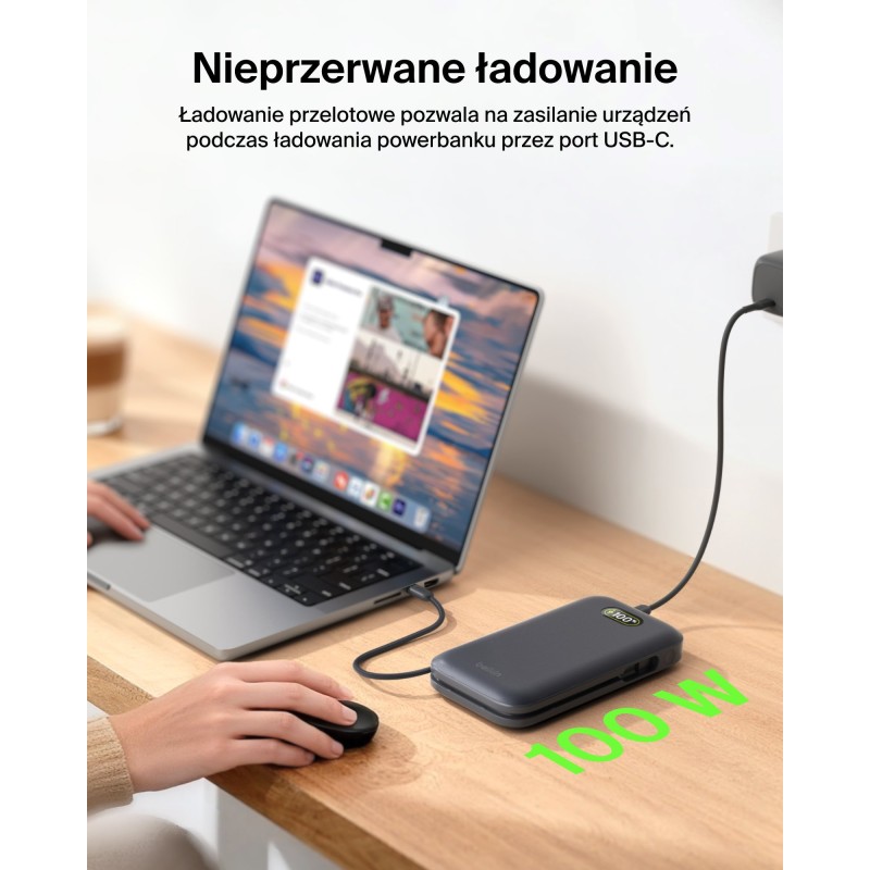 Belkin Powerbank 27000 mAh USB-C 140W BPB040hqCH | PartsPC.pl