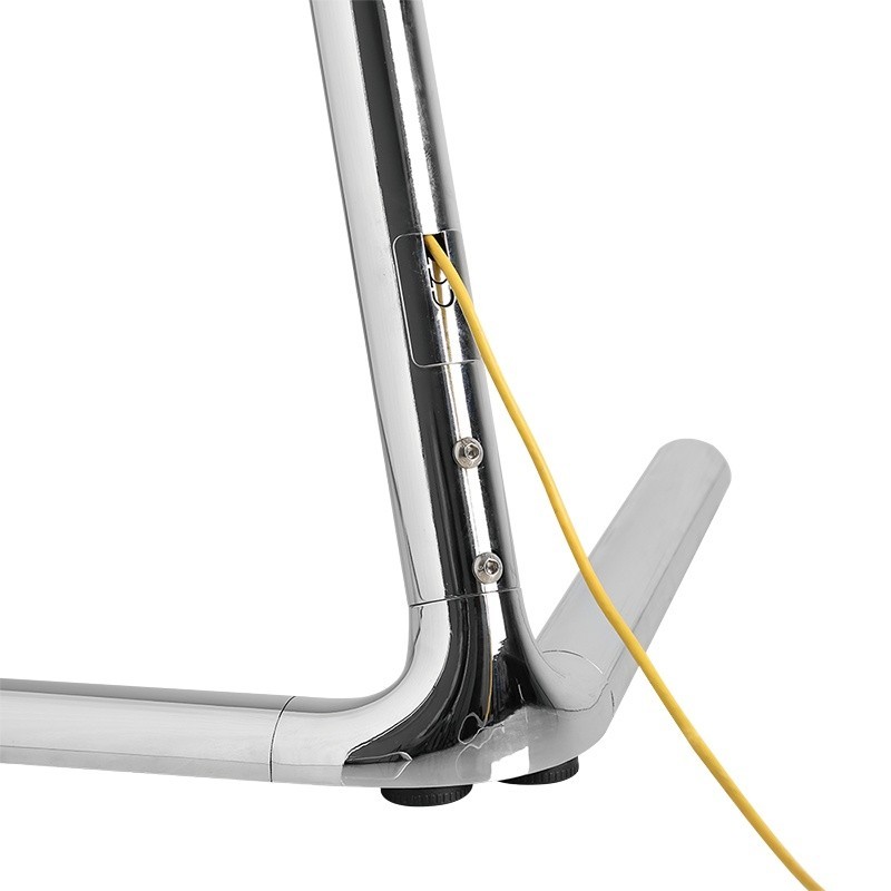 Stojak pod telewizor z podstawą V, Chrom | PartsPC.pl