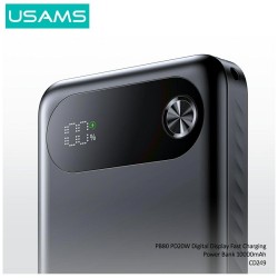 Powerbank PB80 10000mAh 20W PD 2xUSB-A + USB-C biały | PartsPC.pl
