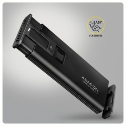 EEM2-SD2B Obudowa zewnętrzna aluminiowa bezśrubowa USB-A/C 3… | PartsPC.pl