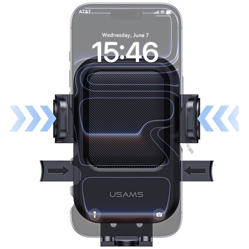 Uchwyt samochodowy do kratki One-Touch czarny | PartsPC.pl