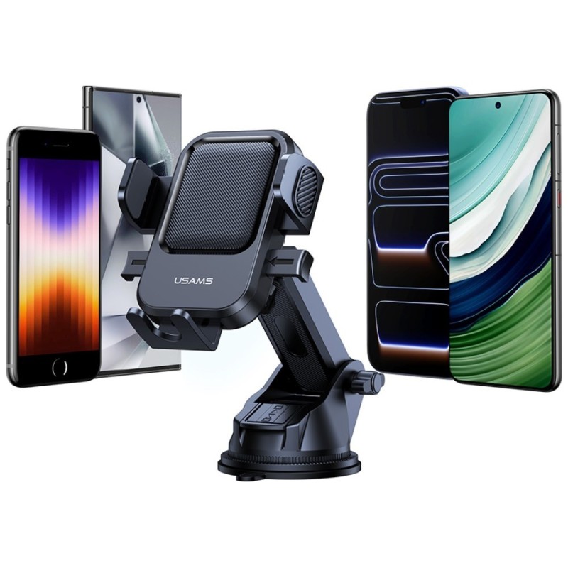 Uchwyt samochodowy do szyby/kokpitu One-Touch czarny | PartsPC.pl