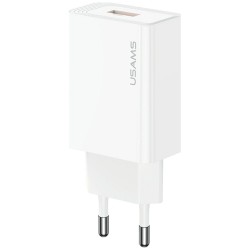 Ładowarka sieciowa T69 18W USB-A biała | PartsPC.pl