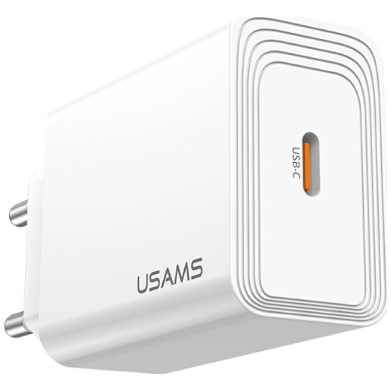 Ładowarka sieciowa T69 20W USB-C biały | PartsPC.pl