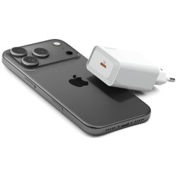 Ładowarka sieciowa T69 20W USB-C biały | PartsPC.pl