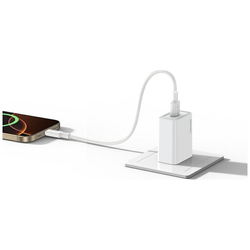 Ładowarka sieciowa T69 10,5W 2,1A USB-A biała | PartsPC.pl