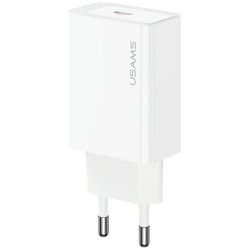 Ładowarka sieciowa T69 30W USB-C biały | PartsPC.pl