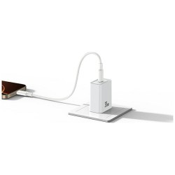 Ładowarka sieciowa T69 30W USB-C biały | PartsPC.pl