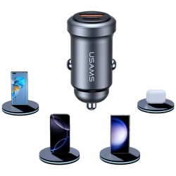 Ładowarka samochodowa 30W USB-A/USB-C CC322 | PartsPC.pl