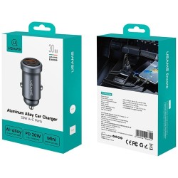 Ładowarka samochodowa 30W USB-A/USB-C CC322 | PartsPC.pl