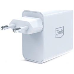 Ładowarka sieciowa 45W PD 3.0 QC4+ USB-A USB-C biała | PartsPC.pl