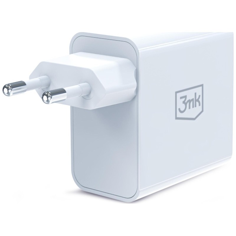 Ładowarka sieciowa 45W PD 3.0 QC4+ USB-A USB-C biała | PartsPC.pl