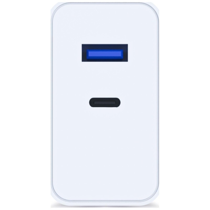 Ładowarka sieciowa 45W PD 3.0 QC4+ USB-A USB-C biała | PartsPC.pl
