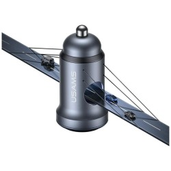 Ładowarka samochodowa 30W PD Aluminium CC321 | PartsPC.pl