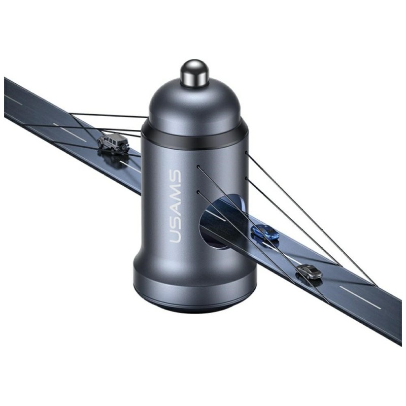 Ładowarka samochodowa 30W PD Aluminium CC321 | PartsPC.pl