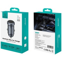 Ładowarka samochodowa 30W PD Aluminium CC321 | PartsPC.pl