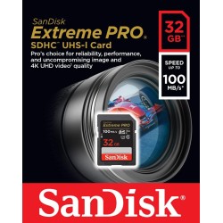 Karta pamięci Extreme Pro SDHC 32GB 100/90 MB/s V30 UHS-I U3 | PartsPC.pl
