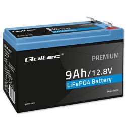 Akumulator LiFePO4 Qoltec Litowo-Żelazowo-Fosforanowy | 12.8… | PartsPC.pl