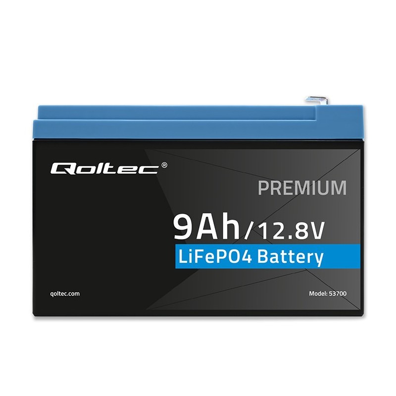 Akumulator LiFePO4 Qoltec Litowo-Żelazowo-Fosforanowy | 12.8… | PartsPC.pl