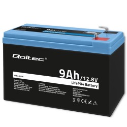 Akumulator LiFePO4 Qoltec Litowo-Żelazowo-Fosforanowy | 12.8… | PartsPC.pl