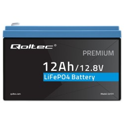 Akumulator LiFePO4 Qoltec Litowo-Żelazowo-Fosforanowy | 12.8… | PartsPC.pl