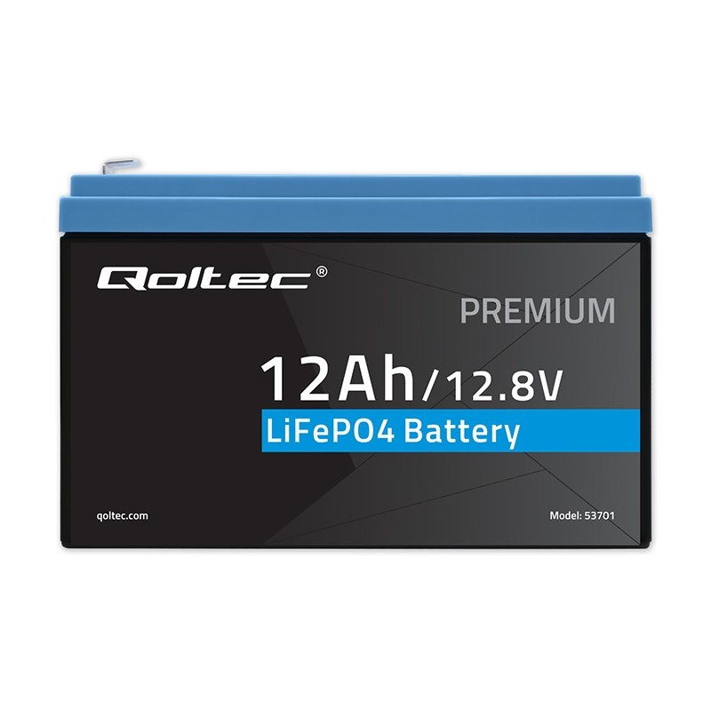 Akumulator LiFePO4 Qoltec Litowo-Żelazowo-Fosforanowy | 12.8… | PartsPC.pl