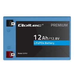 Akumulator LiFePO4 Qoltec Litowo-Żelazowo-Fosforanowy | 12.8… | PartsPC.pl