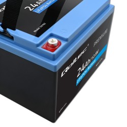 Akumulator LiFePO4 Qoltec Litowo-Żelazowo-Fosforanowy | 12.8V | 24Ah |