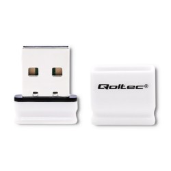 Adapter Mini Wi-Fi USB Qoltec Bezprzewodowy 150Mbps | PartsPC.pl