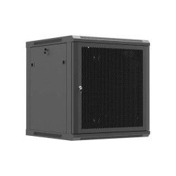 Szafa instalacyjna Rack wisząca 19" 12U 600x600 czarna drzwi… | PartsPC.pl