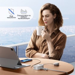 Orico Listwa zasilająca 2 x Schuko, 2 x USB-A, USB-C 20W, ka… | PartsPC.pl