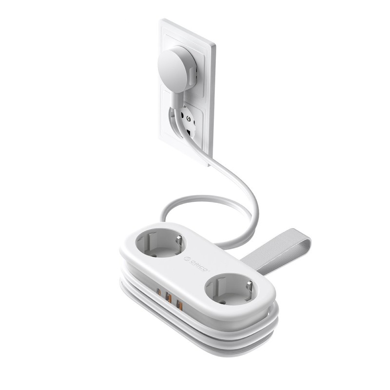 Orico Listwa zasilająca 2 x Schuko, 2 x USB-A, USB-C 20W, ka… | PartsPC.pl