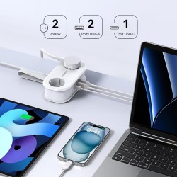 Orico Listwa zasilająca 2 x Schuko, 2 x USB-A, USB-C 20W, ka… | PartsPC.pl
