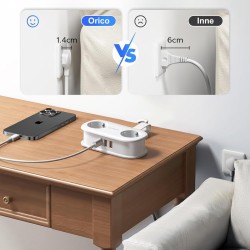 Orico Listwa zasilająca 2 x Schuko, 2 x USB-A, USB-C 20W, ka… | PartsPC.pl