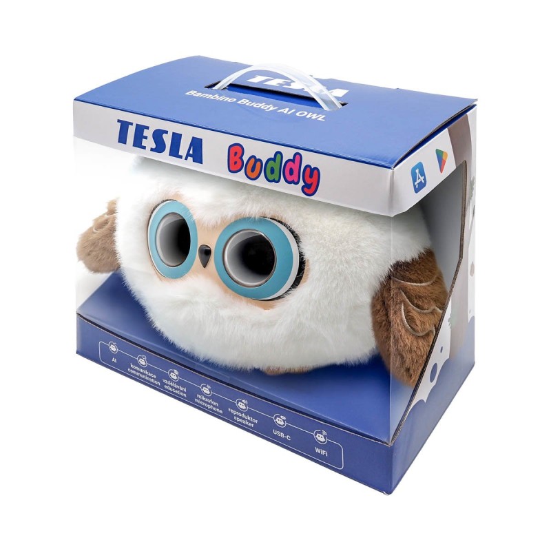 TESLA Bambino Buddy AI OWL Interaktywny pluszak AI dla dziec… | PartsPC.pl