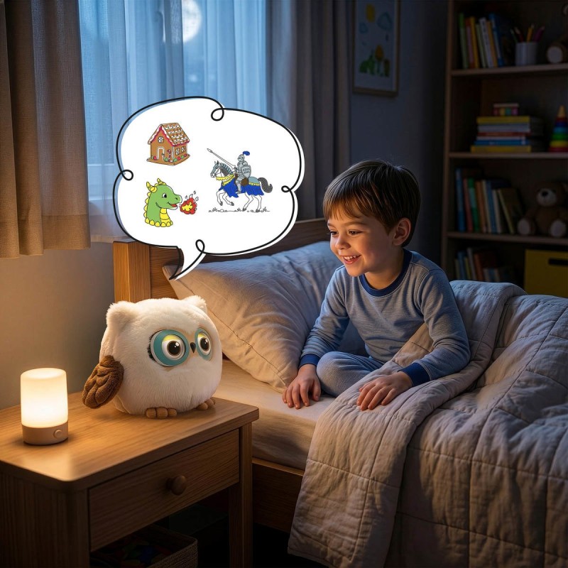 TESLA Bambino Buddy AI OWL Interaktywny pluszak AI dla dziec… | PartsPC.pl