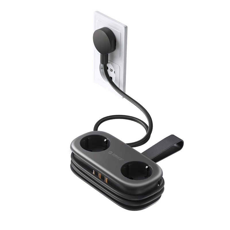Orico Listwa zasilająca 2 x Schuko, 2 x USB-A, USB-C 20W, ka… | PartsPC.pl