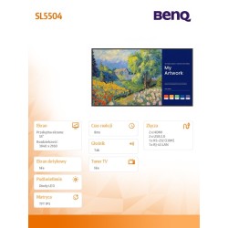 Monitor 55 cali SL5504 4K 1200:1/3840x2160/HDMI | PartsPC.pl