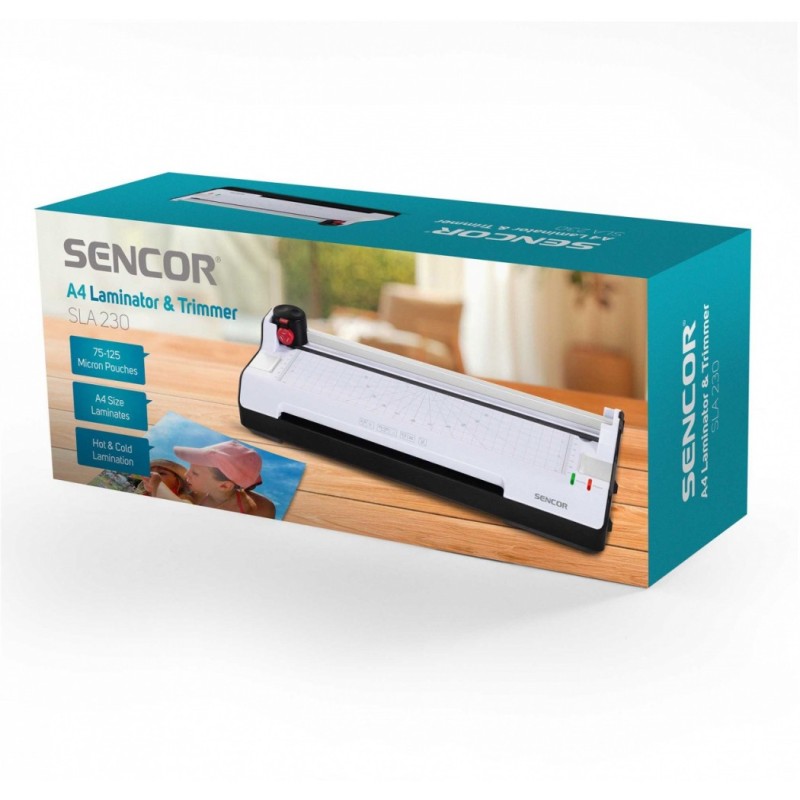 Laminator 2w1  SLA 230 A4 folia 2x75-2x125 mm + Gilotyna | PartsPC.pl