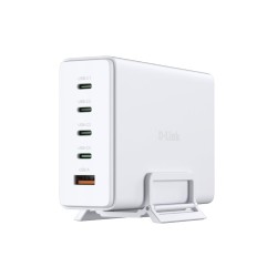 Ładowarka zasilacz GAN 240W 4x USB-C 1x USB-A | PartsPC.pl
