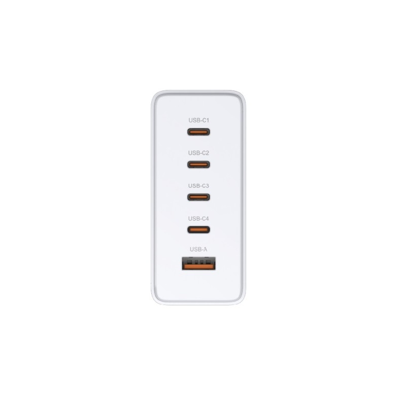 Ładowarka zasilacz GAN 240W 4x USB-C 1x USB-A | PartsPC.pl