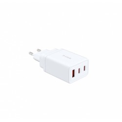 Ładowarka zasilacz GAN 2x 65W 2x USB-C 1x USB-A | PartsPC.pl
