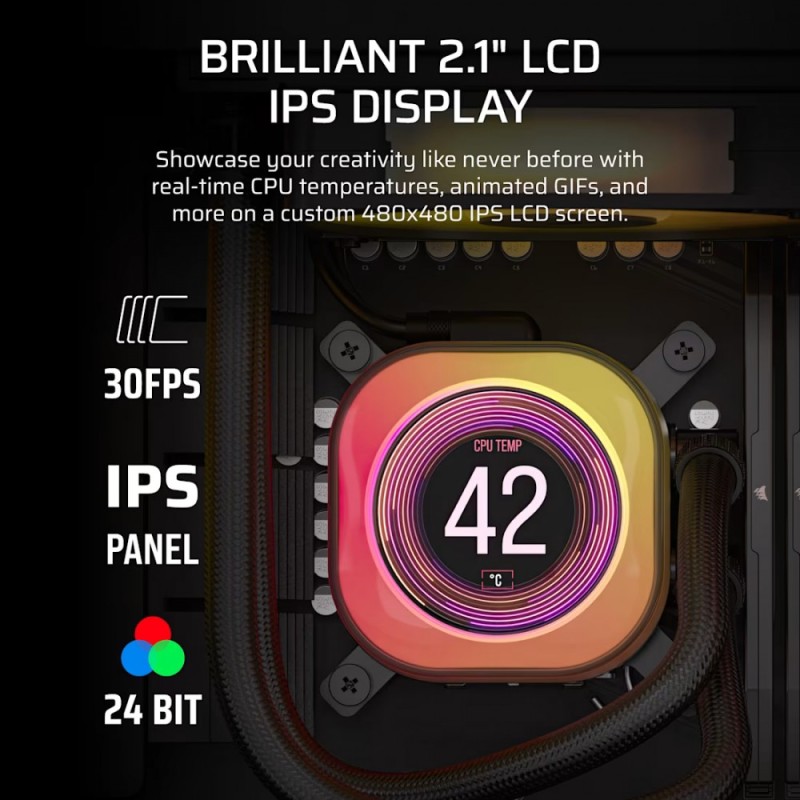 Chłodzenie procesora iCUE LINK TITAN 240 RX RGB AIO 240mm | PartsPC.pl