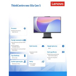 Komputer All-in-One ThinkCentre neo 50a G5 12SB0015PB W11Pro… | PartsPC.pl