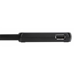 4-Port USB Hub USB 2.0 Black | PartsPC.pl