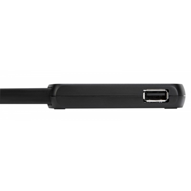 4-Port USB Hub USB 2.0 Black | PartsPC.pl