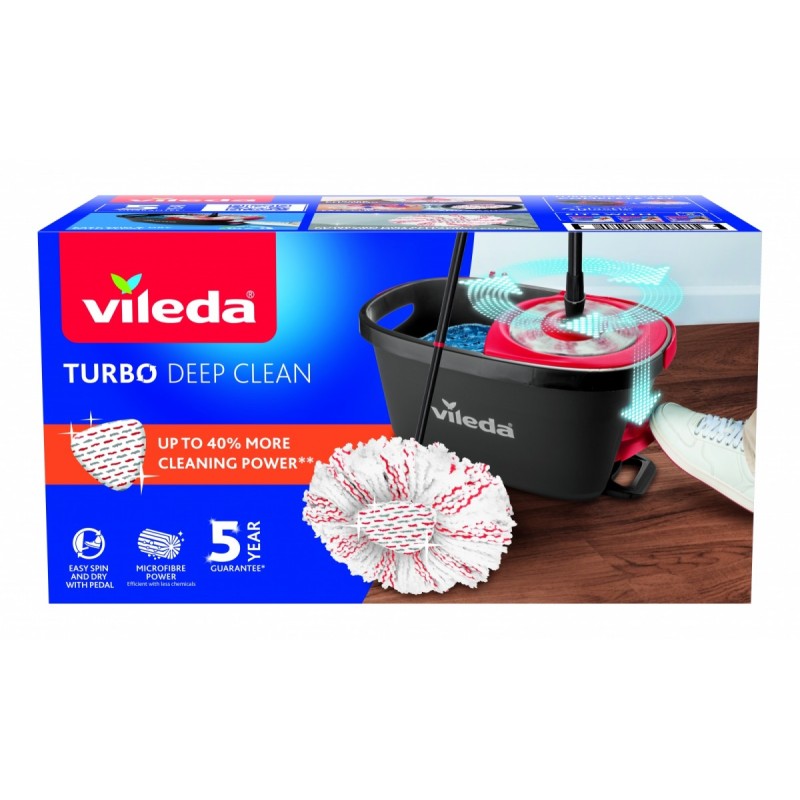 Mop obrotowy TURBO 3w1 Microfibre | PartsPC.pl