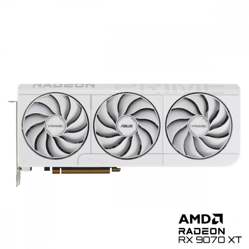 Karta VGA Asus Prime Radeon RX 9070 XT White OC Edition 16GB… | PartsPC.pl